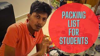 Packing List for Students travelling to Germany