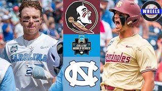 #8 Florida State v #4 North Carolina | Elimination Game College World Series | 2024 College Baseball