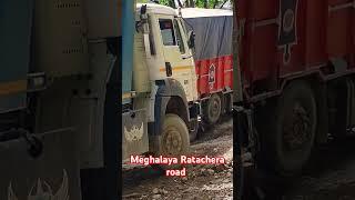 Meghalaya, Road Ratachera #alomblogs #meghalayaroad #assam #meghalayatrip #nature #offroad