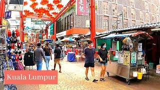 [4K] Petaling Street Walk | China Town | Walking Tour 2021 | KualaLumpur | Malaysia