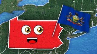 Pennsylvania - Geography & Counties | 50 States of America