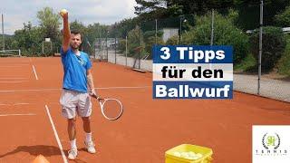 Aufschlag verbessern | Der richtige Ballwurf | Tennis Mastery