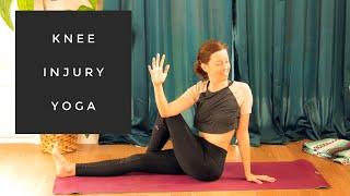 Yoga for Sensitive Knees - Post Knee Surgery or Injury Flow || Gentle & Safe Modifications