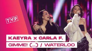 Kaeyra & Carla Fernandes - Gimme! Gimme! Gimme! / Waterloo || Sylwester z Dwójką 2024