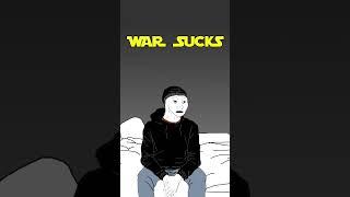 Doomer's reaction to war #animation #wojak #memes #funny #scary #edit #relatable  #sad