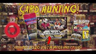 WENT TO TARGET STORES SEARCHING FOR 2020 PRIZM | 2020 PRIZM FOOTBALL MEGA BOX RIP | VLOG | GIVEAWAY