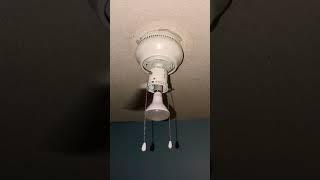 Ceiling fan wobbling with light bulb falling out remake #ceilingfan #beats #memes #shorts