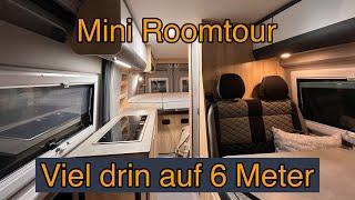 So VIEL steckt im 6m Camper - Clever Move mit Aufstelldach Roomtour