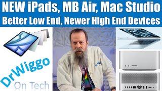 New M3 iPad Air, iPad, M4 Macbook Air and Mac Studio (M4 Max & M3 Ultra)