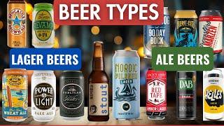 Types of beer explained I Ale Beer I Lager Beer I Beer Names I Beer Brands I Craft Beer I Draft Beer