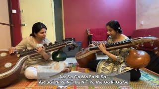 Neelambari Jatiswaram | Veena Lesson | Rajyashree Josyer Shrikanth