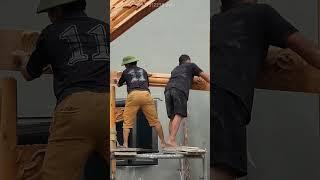 Thi Công Nhà gỗ 3 Gian giá rẻ Siêu Đẹp   #shorts