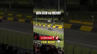Crowd favourite MCFRY - big block Holden HJ GTS vs B2R R34 GTR #shorts #gtr #musclecar
