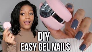 EASY gel nails at home! | Le Mini Macaron!