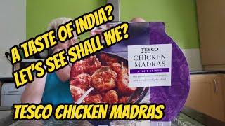 TESCO CHICKEN MADRAS CURRY REVIEW