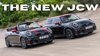 FIRST LOOK - THE NEW 2025 MINI COOPER JCW HARDTOP AND CONVERTIBLE