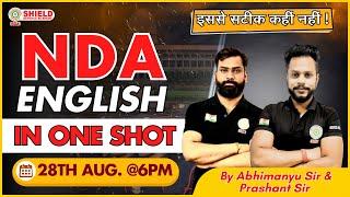 NDA English in One Shot (Revision) | Best NDA Coaching in Lucknow | Best NDA Coaching #nda