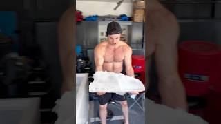 Which ice break was the best?  #icebath #asmr #challenge