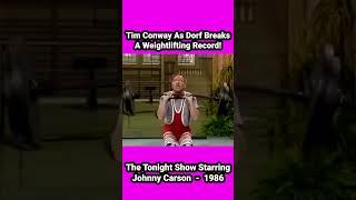 #dorf #breaking #weightlifting #record ! #timconway #johnnycarson #funny #funnyvideo #comedy #laugh