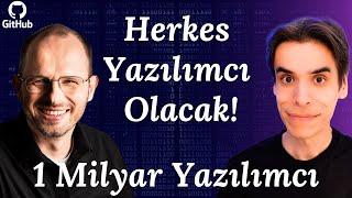 Yapay Zeka Herkesi Yazılımcı Yapacak - Github Ceosu ve 1 Milyar Yazılımcı