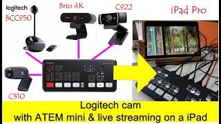 Multi Logitech USB WEBCAM with ATEM mini