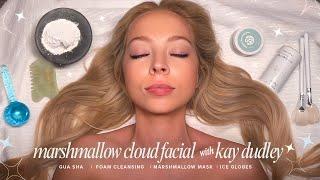 Kaylee Dudley ASMR Marshmallow Facial  |  Dermaplaning | Marshmallow & Peel Off Mask | Ice Globes