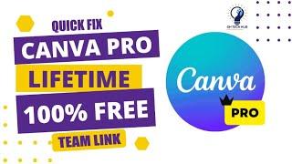 How to Get Canva Pro For FREE LIFETIME EXCLUSIVE Access in 2024. Works 100%