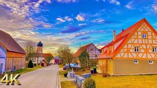 Jahrsdorf, Germany: A Stunning Sunrise in a Bavarian Village | 4K City Tour