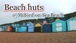 Beach huts at Milford-on-Sea Beach, UK | กระท่อมชายทะเลอังกฤษ | Jansuda