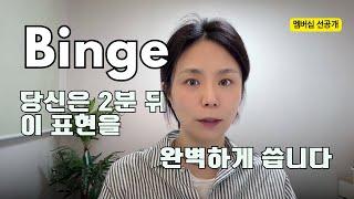 Binge! 제대로 활용하기