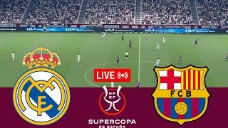 [LIVE] Real Madrid vs Barcelona Supercopa de España 24/25 Final Full Match - Video Game Simulation