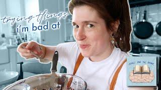 Trying things I'm bad at for a week: Books for the Brave vlog | Drinking By My Shelf