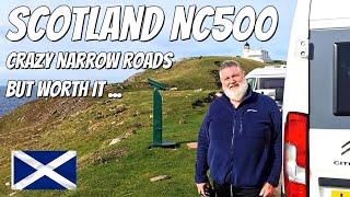 Vanlife Tackling The Tricky Roads Scotland NC500 van life uk.