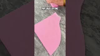 Puff Sleeve Cutting | T.K Stitching | Easy Sleeve Cutting Tutorial. #ladiesdress #ladiesfashion