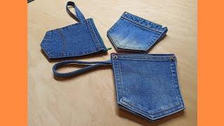 I don't throw away old jeans! I sew useful things from them!