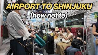 Tokyo Haneda Airport to Shinjuku on the Subway (I Screwed it up)