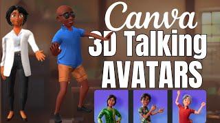 Create 3D TALKING Avatars ‍ - Krikey AI App on Canva