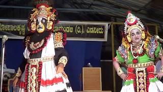 Yakshagana -- Jambavathi kalyana - 4 - Umakanth bhat Melukote as Jambavantha
