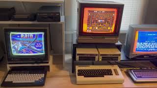 Here is my collection of Commodore 8 Bit Computers.