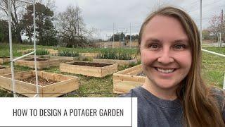 How to design a potager garden ( + a walk around the gardens!) | Uncommon Roots Homestead