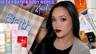 MINI BATH & BODY WORKS HAUL + ULTA HAUL! | BODYCARE, SKINCARE & MORE! | AMY GLAM 