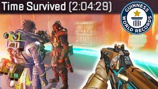 Breaking the WORLD RECORD for the LONGEST MATCH EVER in Apex Legends