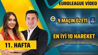 Euroleague Video | Euroleague 11. Hafta Maç Özetleri | Leyla Yıldırım ve Orkun Hınçer