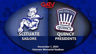 QATV Sports: Scituate vs Quincy Football (November 1, 2024)