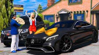 ОТЕЦ И СЫН В GTA 5 - КУПИЛ СВОЕЙ ДЕВУШКЕ MERCEDES S63 COUPE! ДЖЕЙН В ШОКЕ ОТ ПОДАРКА! ВОТЕР