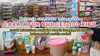 ATUR BUDGET BELANJA MINIM UNTUK KEBUTUHAN SEMBAKO RUMAH TANGGA SAAT KEBUTUHAN POKOK SEMAKIN MAHAL ‼️