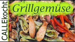 Knackige Gemüsepfanne low carb - Rezept für Grillgemüse