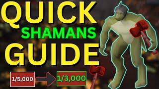 [OSRS] - QUICK Lizardman Shaman Guide