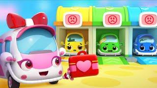 Monster Ambulance Song | Cars Rescue | Safety Rules | Nursery Rhymes & Kids Songs | BabyBus