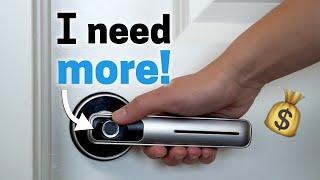 Fingerprint Door Handle?! My new addiction…